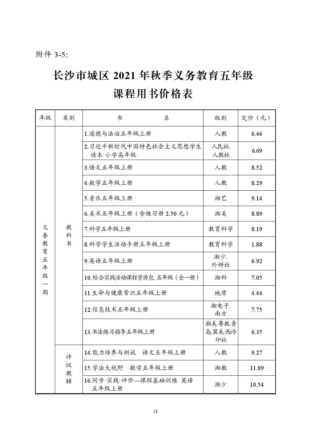 长沙耀华高中学费标准表 长沙2021秋季中小学收费标准出台