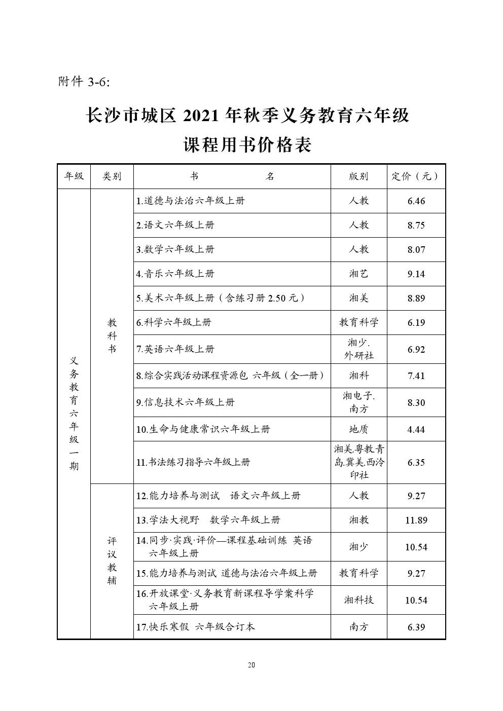 长沙耀华高中学费标准表 长沙2021秋季中小学收费标准出台
