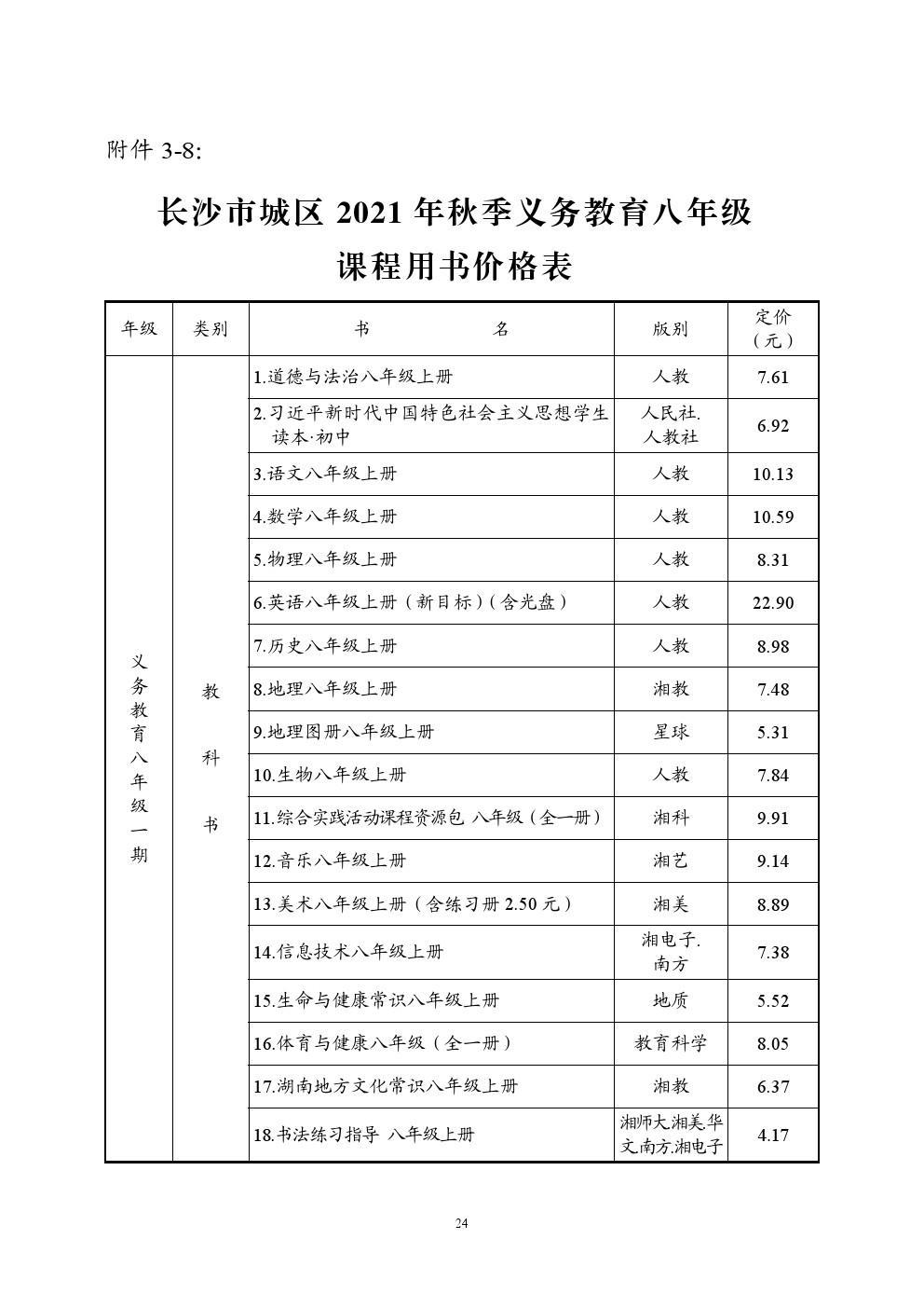 长沙耀华高中学费标准表 长沙2021秋季中小学收费标准出台