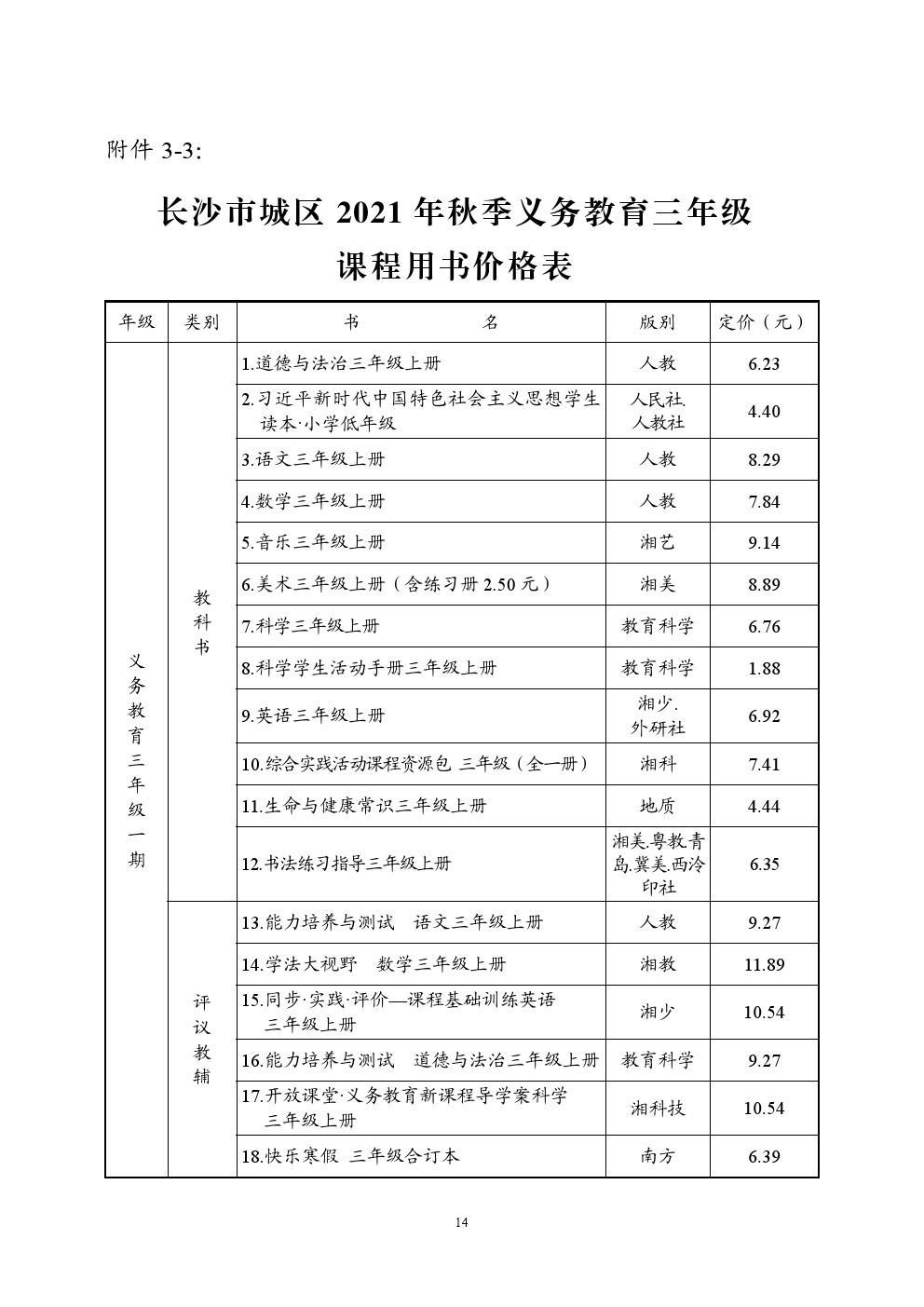 长沙耀华高中学费标准表 长沙2021秋季中小学收费标准出台