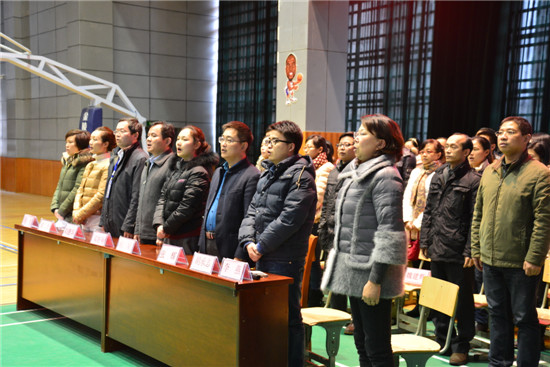 长沙耀华中学百日誓师大会 百日誓师展斗志 师生亮剑战中考—我校初三年级百日誓师大会隆重举行